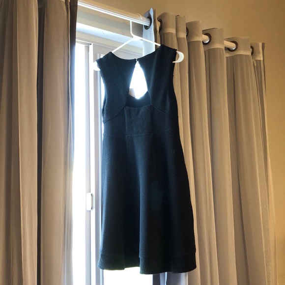 Anthropologie Maeve Black Keyhole Back Dress - Picture 3 of 4